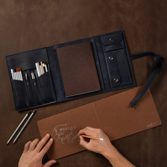 leather pencil roll