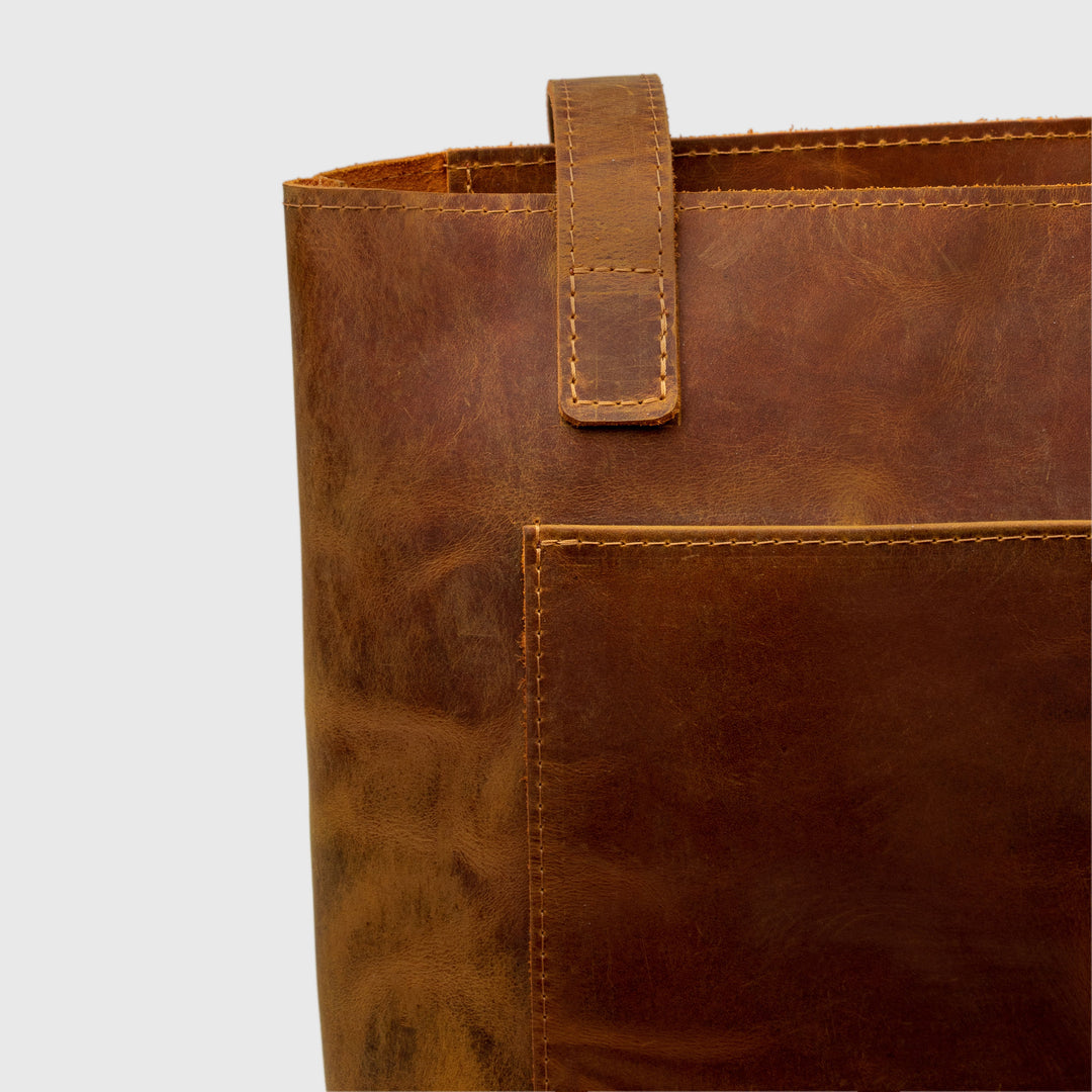 Tote with Zipper Option