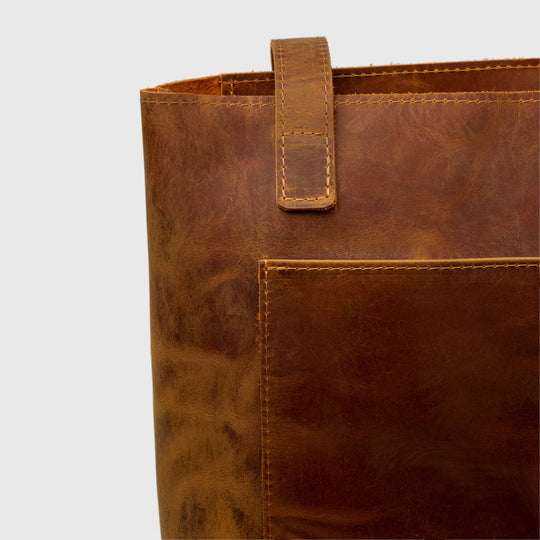 Tote with Zipper Option