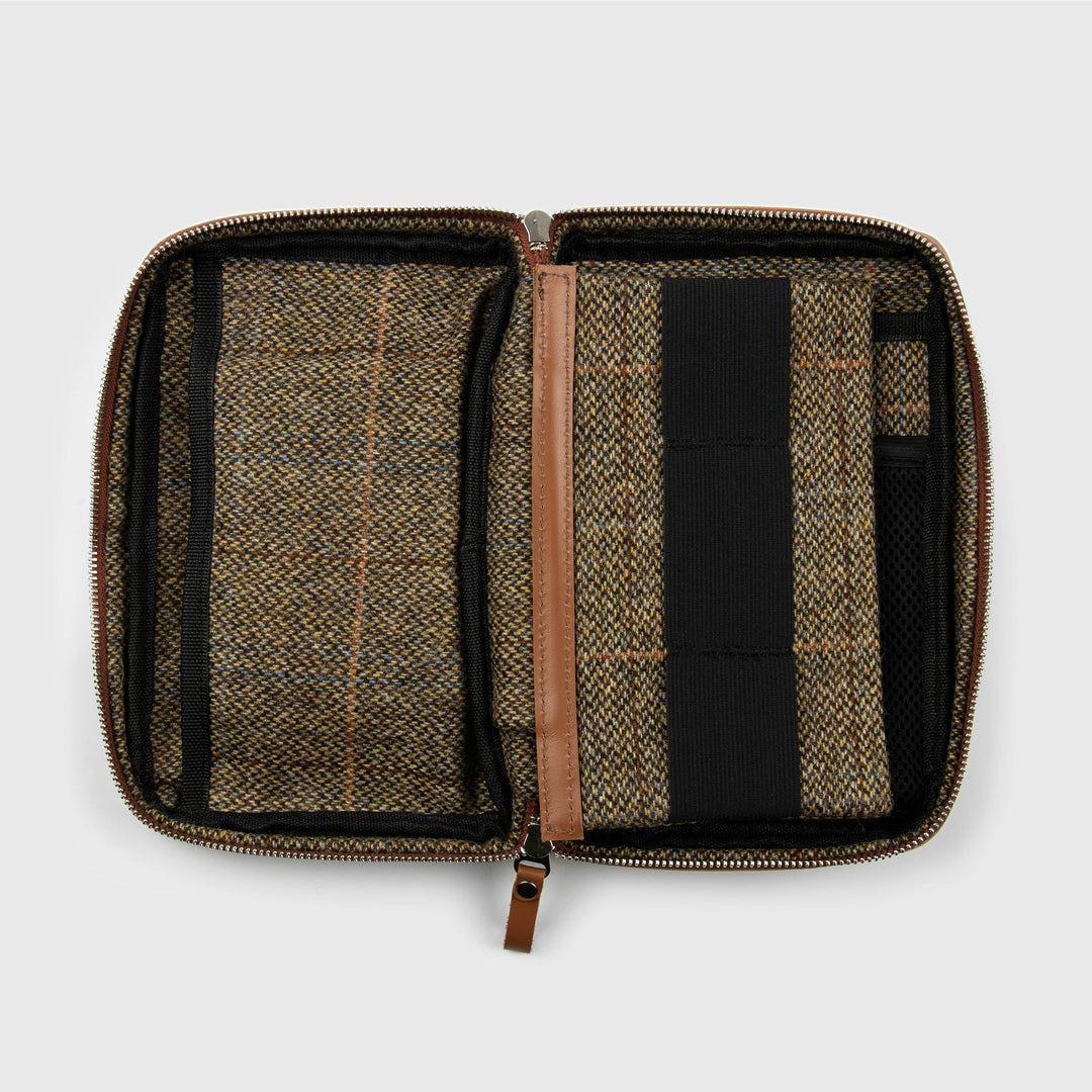 Mens Leather Washbag