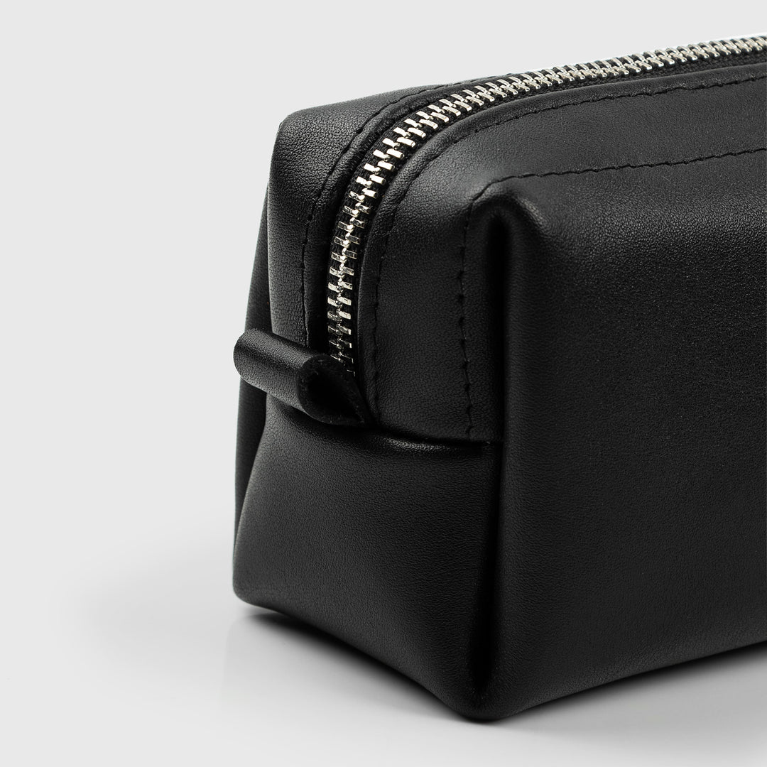 small leather makeup bag for purse