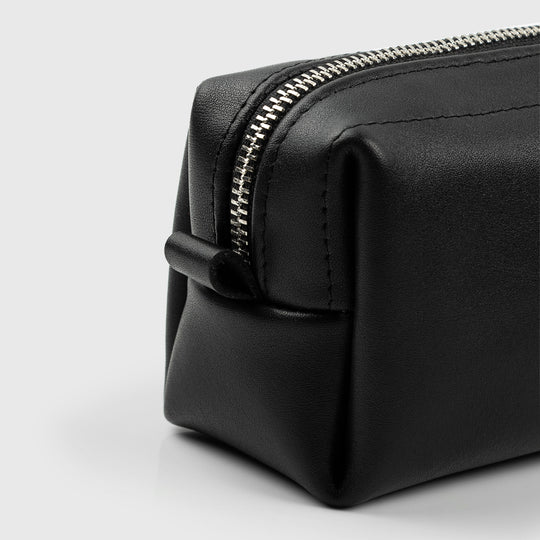small leather makeup bag for purse