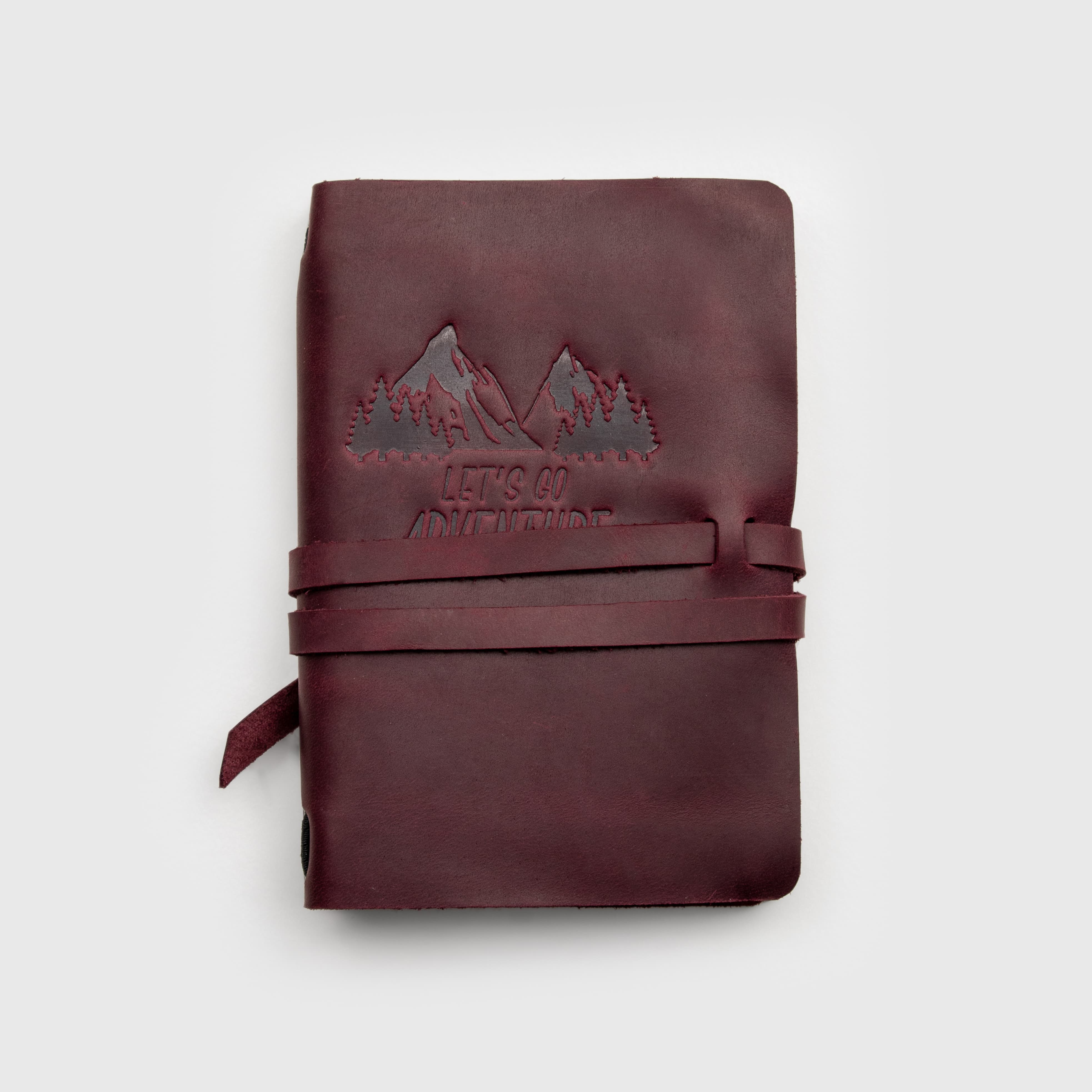 Personalized Leather Sketchbook, Leather Travel Journal, Travel Notebook - Leather Purse Backpack