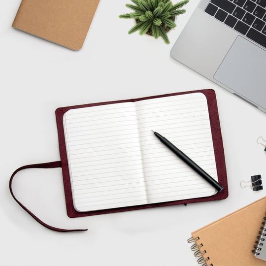 Personalized Leather Sketchbook, Leather Travel Journal, Travel Notebook - Leather Purse Backpack