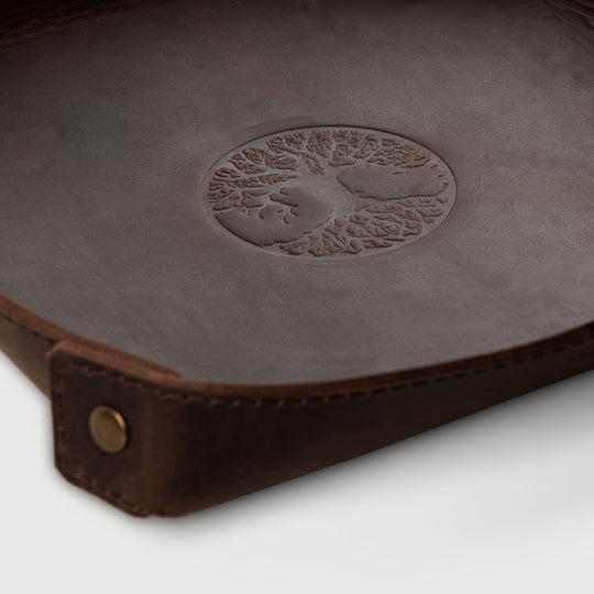 Genuine Leather Valet Tray