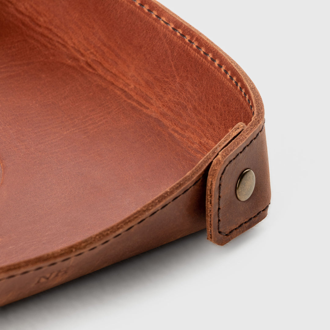 Leather Valet Tray, Office Organizer, Valet Tray Organizer - Leather Purse Backpack