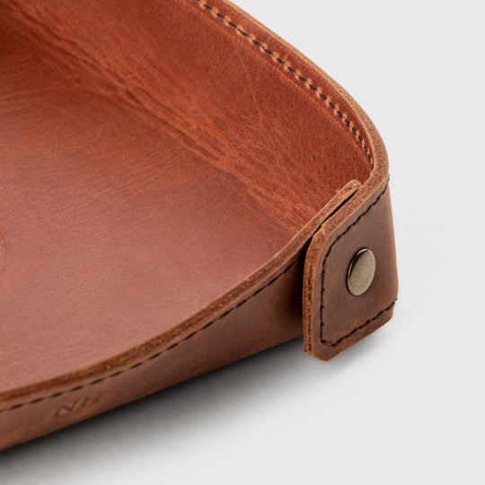 Leather Valet Tray, Office Organizer, Valet Tray Organizer - Leather Purse Backpack