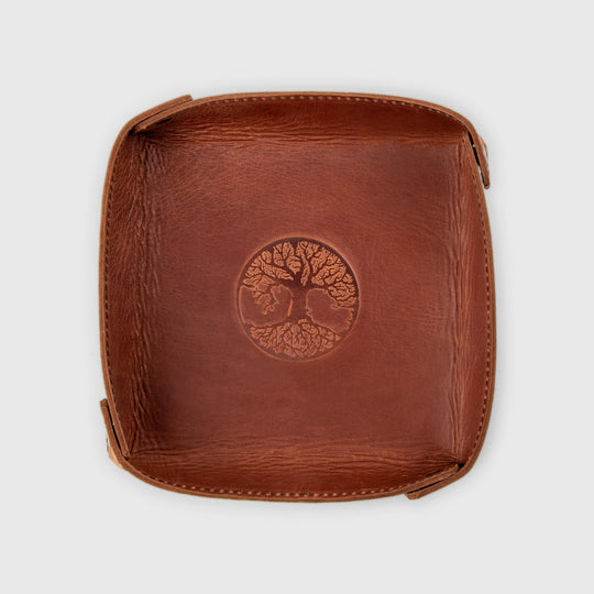 Valet Tray Leather Mens