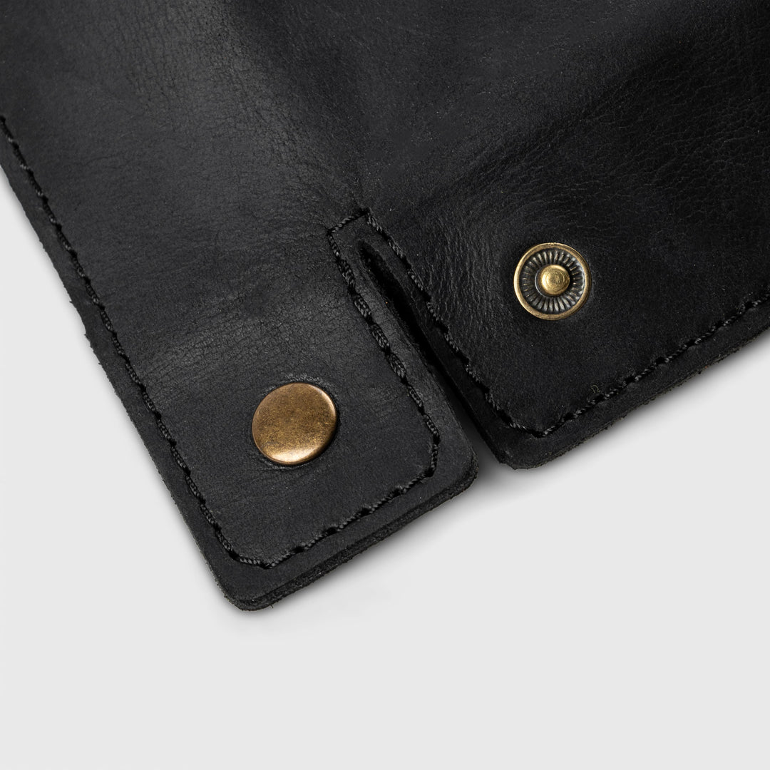 Black Leather Valet Tray