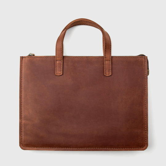 Women Leather briefcase macbook