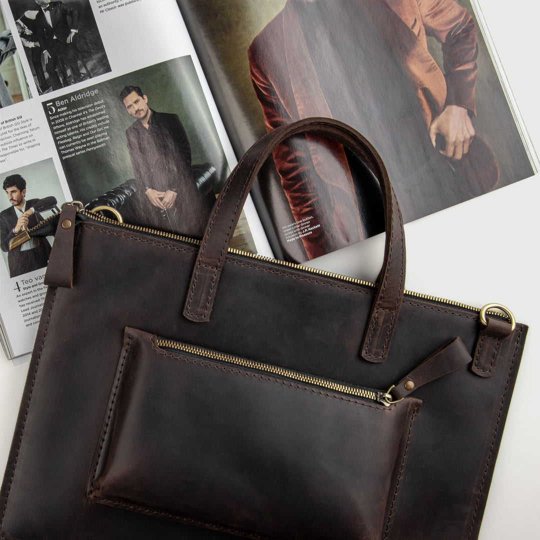leather bag for macbook pro