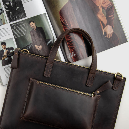 leather bag for macbook pro