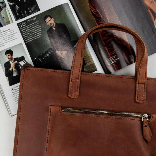 Engraved laptop bag