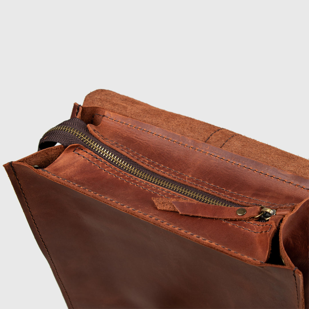 Leather Purse Backpack macbook