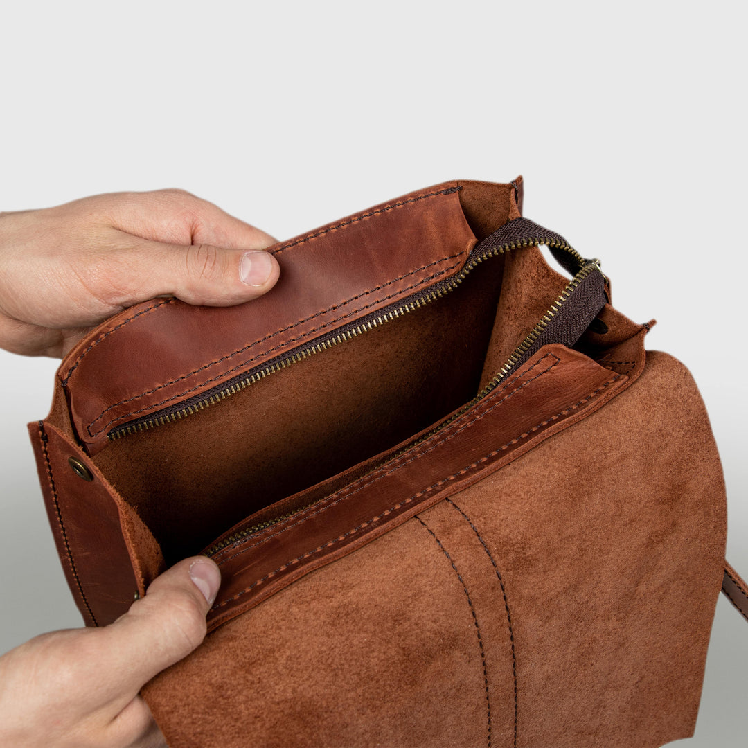 Leather Purse Backpack macbook