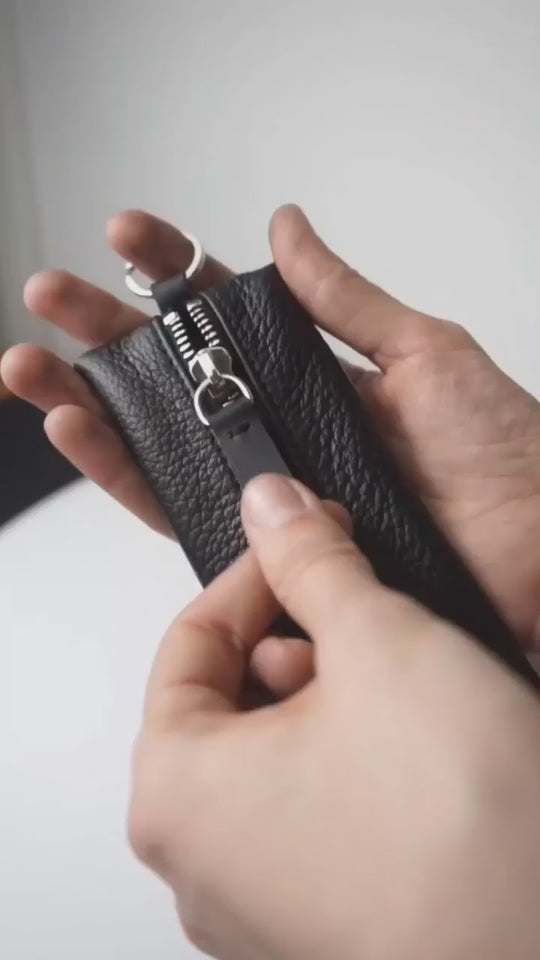 Leather key holder Coach