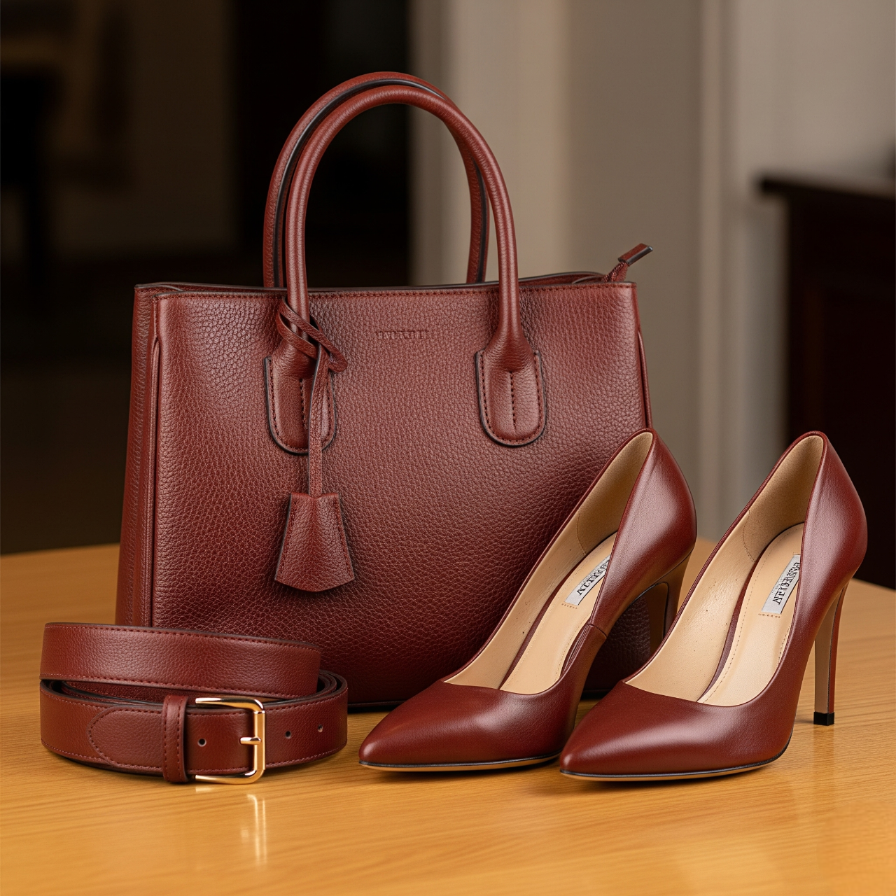 How to Match Leather Bags With Shoes and Belts Without Overdoing It?