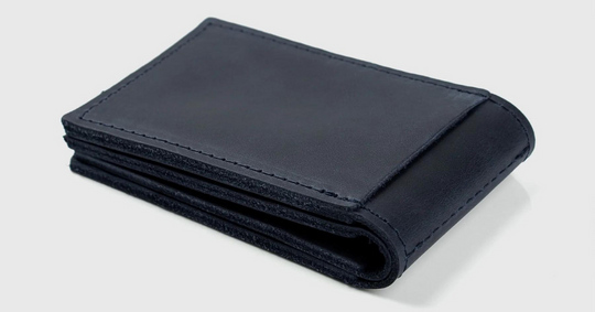 Leather card holder for men