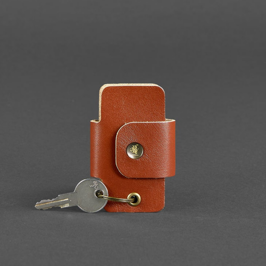 luxury leather key case