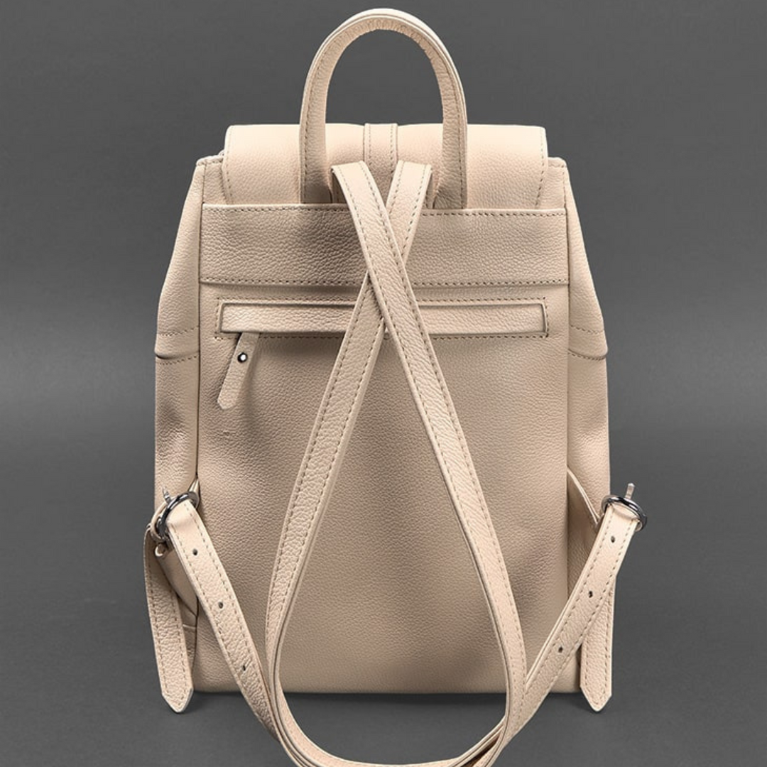 small leather backpack designer