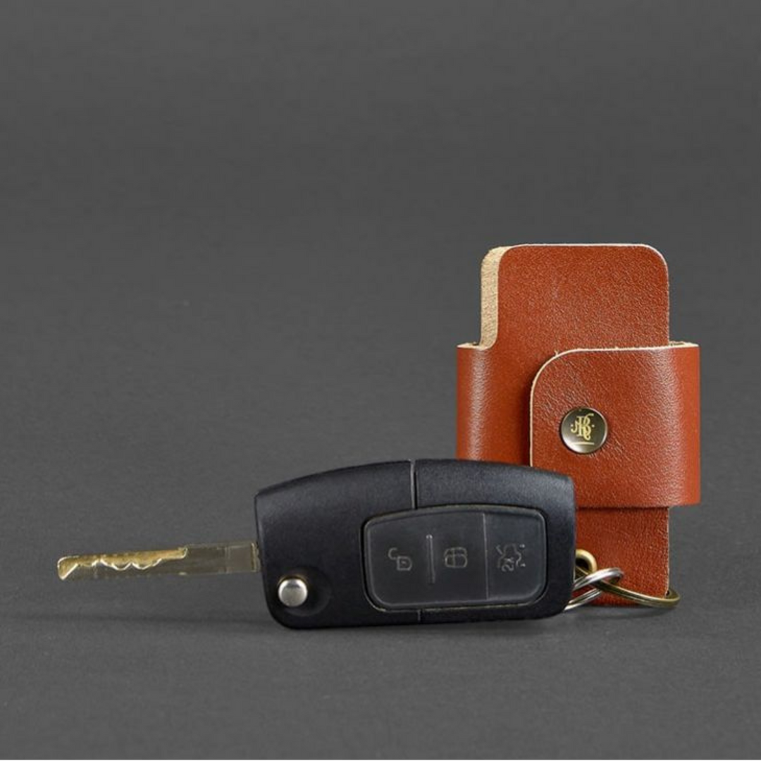 vintage leather key holder