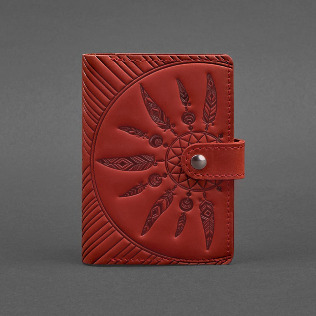 passport cover leather pattern