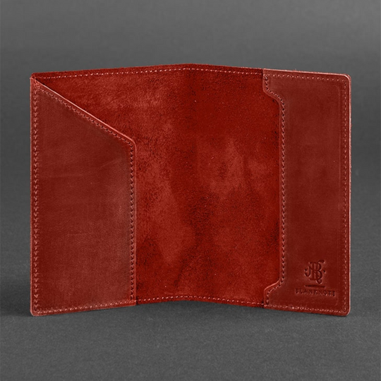 genuine leather passport wallet