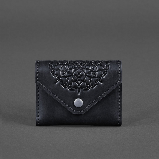 small leather wallet women's