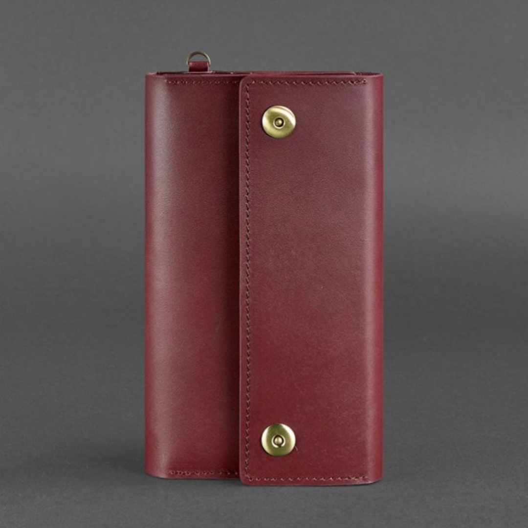 mens leather travel wallet