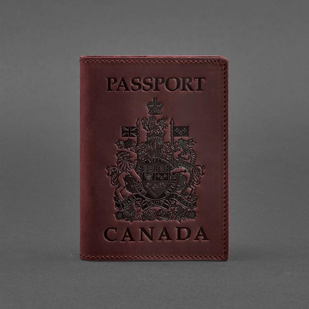canada passport holder designer