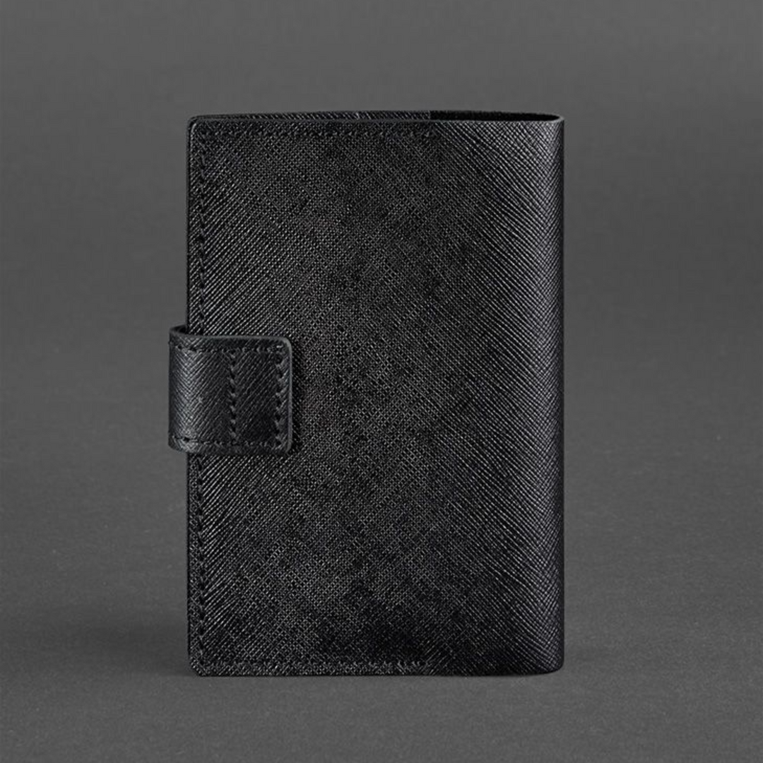 Luxury leather passport cover