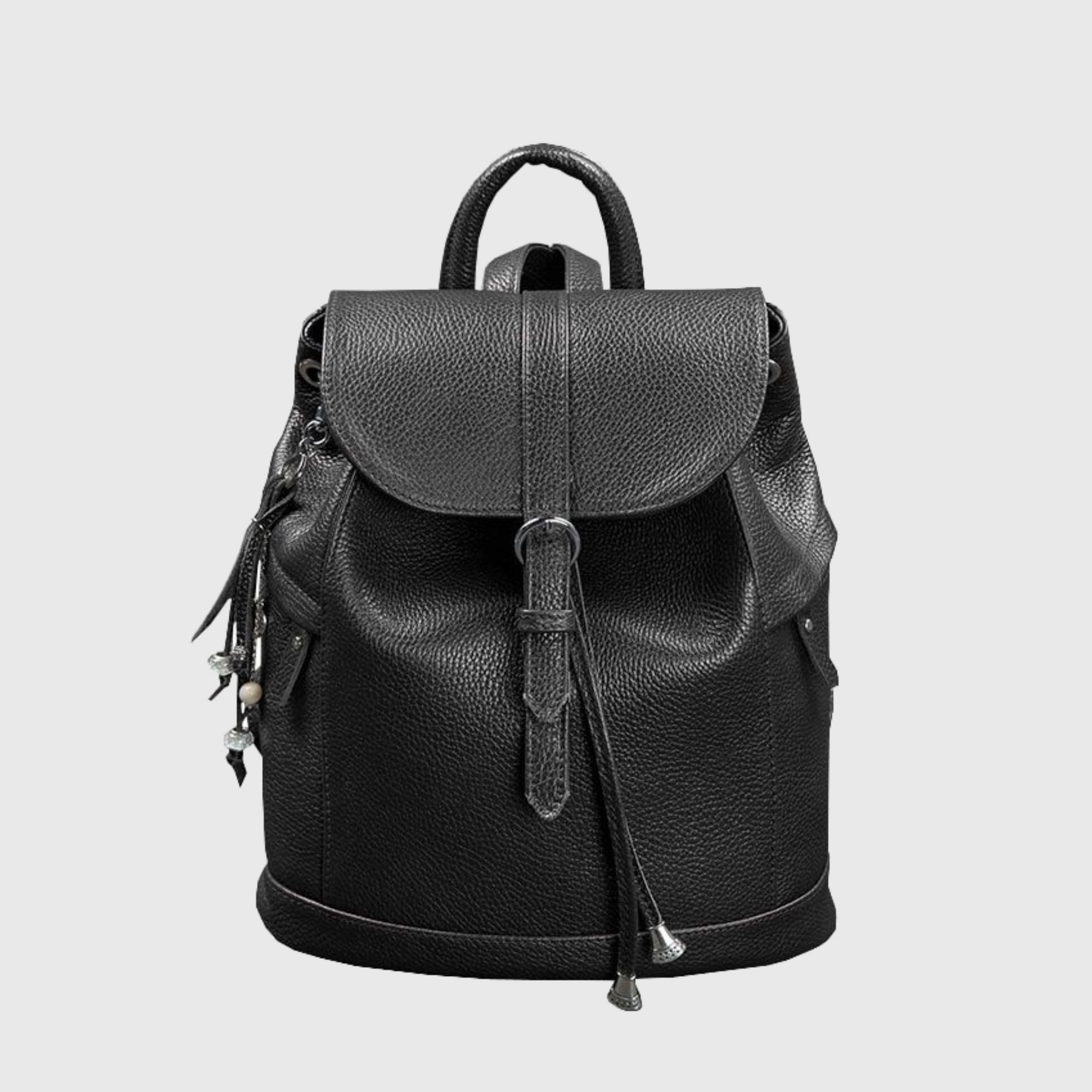 Compact Women's Leather Backpack for Every Day