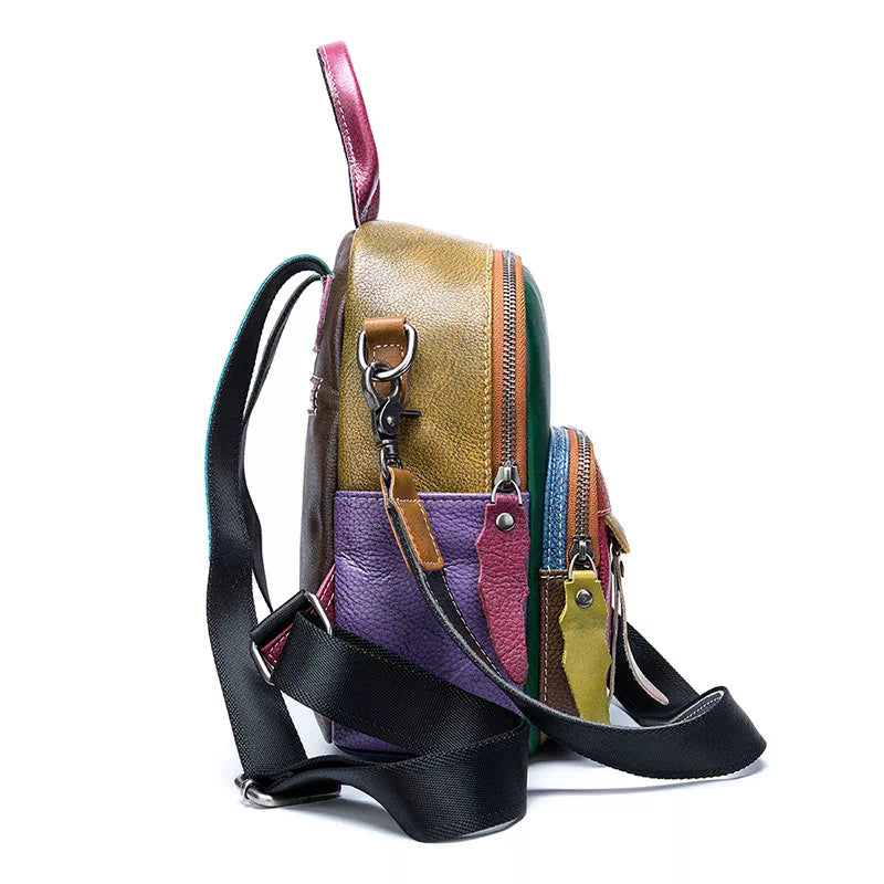 Sophisticated elegant leather backpack