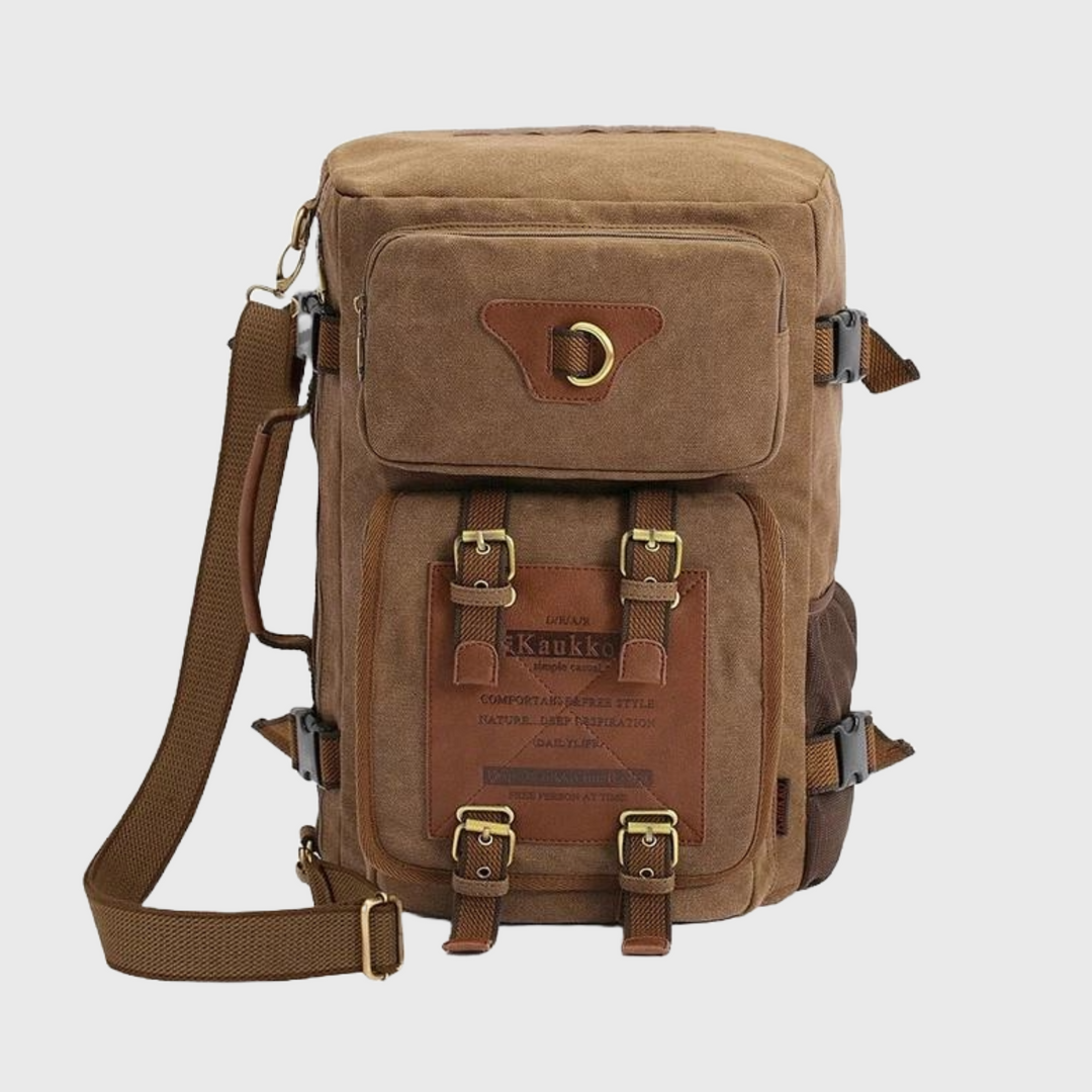 Canvas backpack leisure travel 20-35L