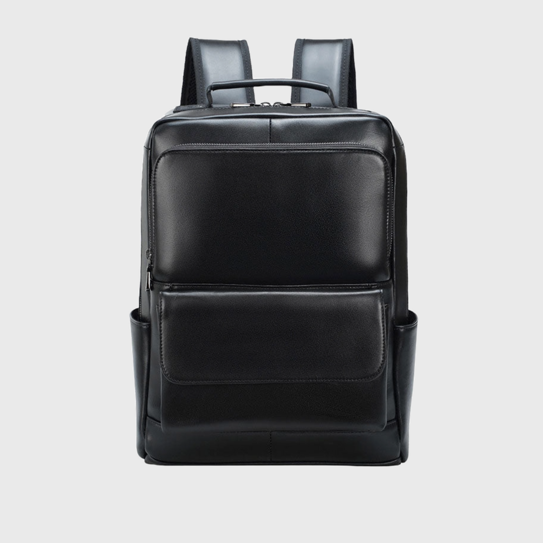 Designer men's Napa leather backpack