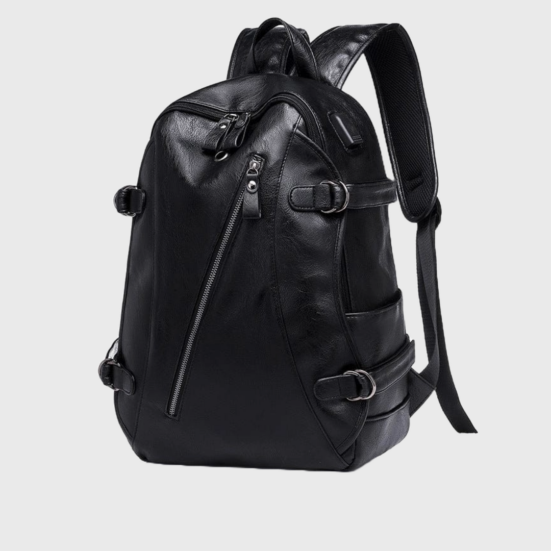 Exclusive design high-quality leather backpack