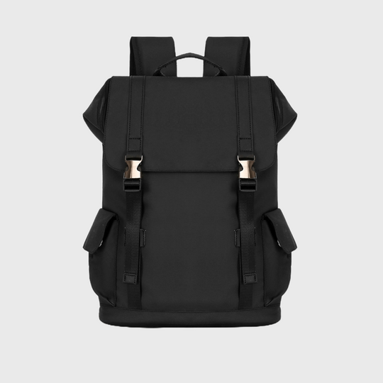 Fashionable vegan leather urban backpack