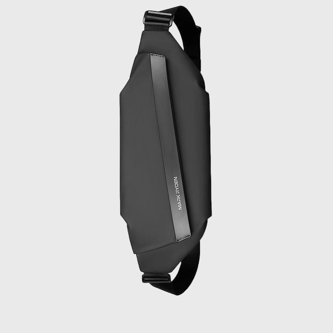 Black high-quality modern men's sling bag