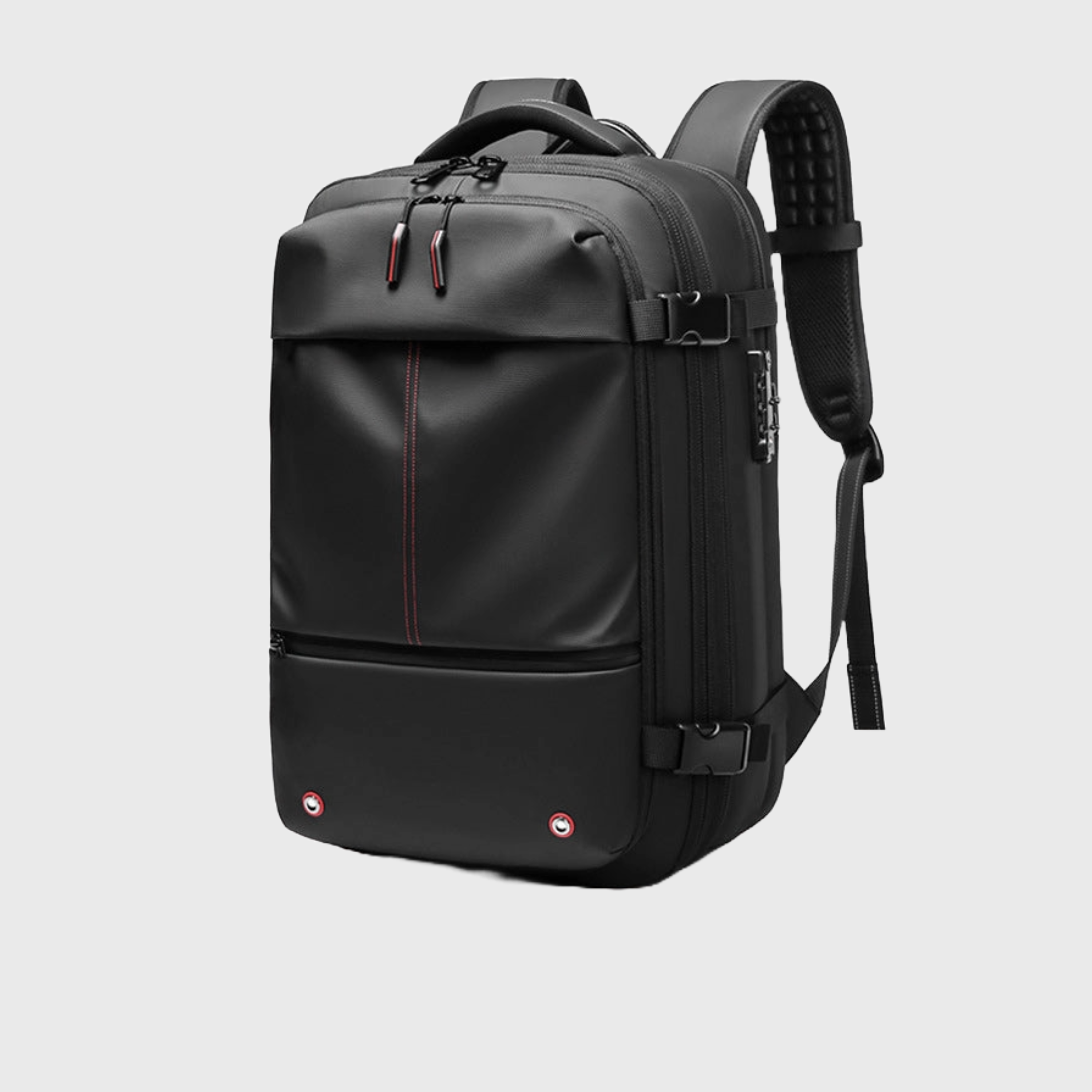 Expandable carry-on travel backpack large size