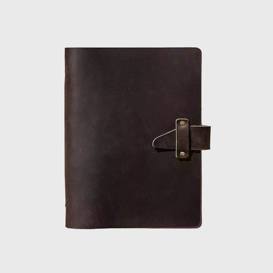 Brown vintage leather journal A5