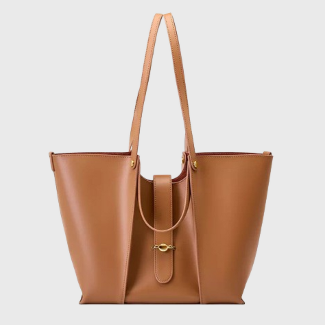 Stylish luxury leather tote bag