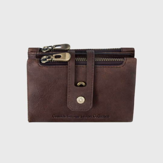 Premium vintage men's leather wallet