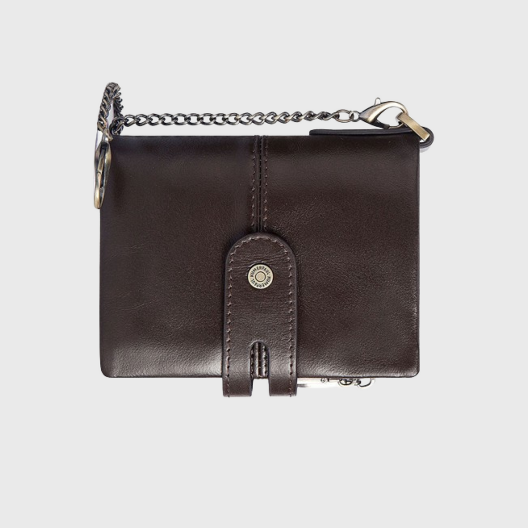 Fashion-forward men's RFID leather wallet