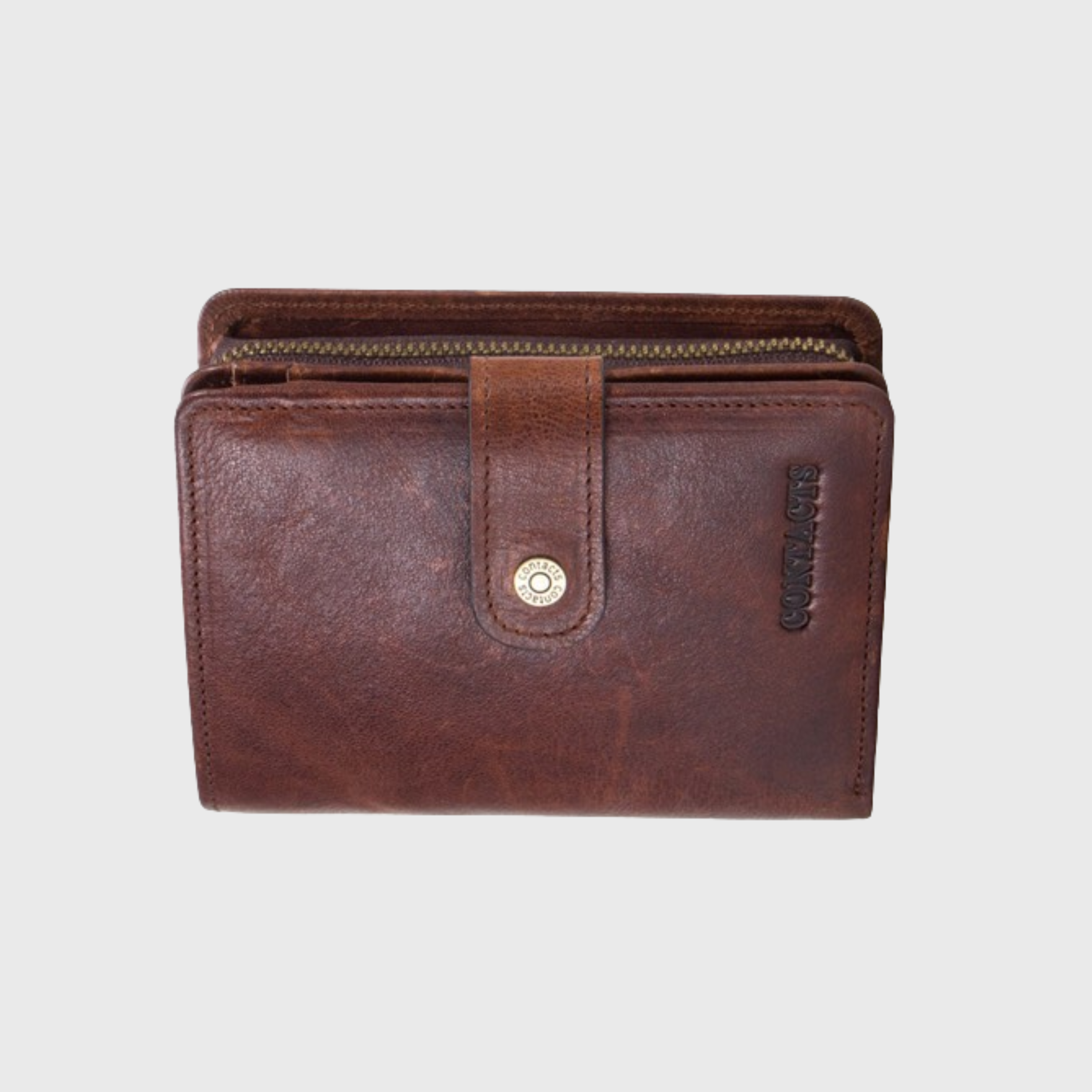 Artisan men's RFID trifold leather wallet