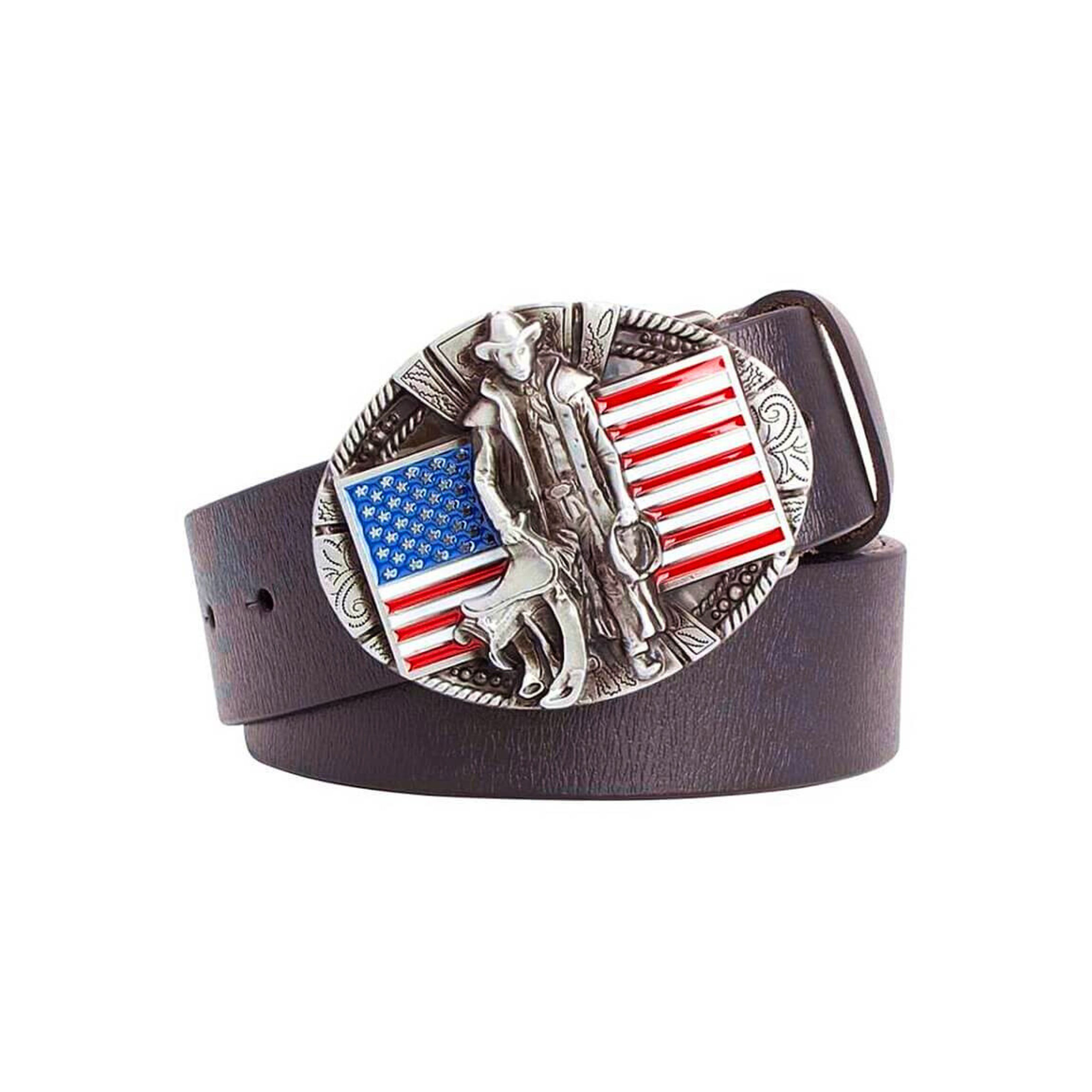 Custom American Cowboy Leather Belt For Men - Leather Purse Backpack
