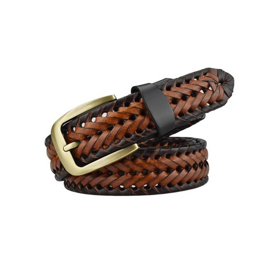 Affordable Braided Western Leather Belt For Men