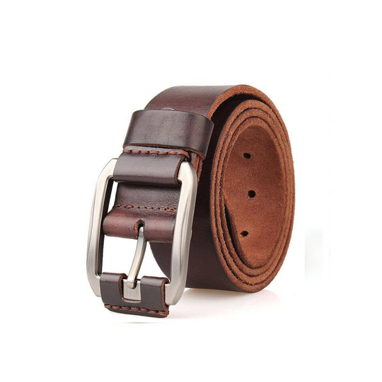 Casual Stylish Leather Belt For Men, Western Model - Leather Purse Backpack