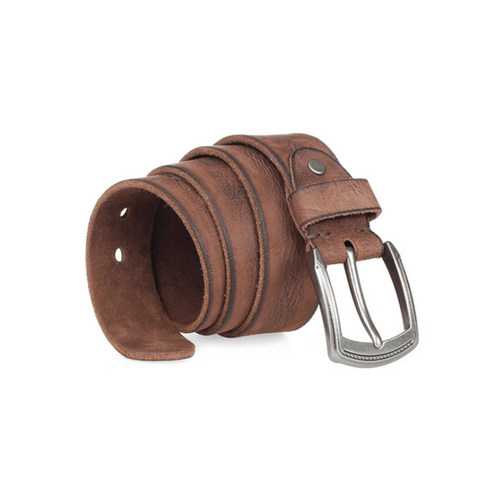 Elegant Casual Leather Belt For Men, Irakli Model