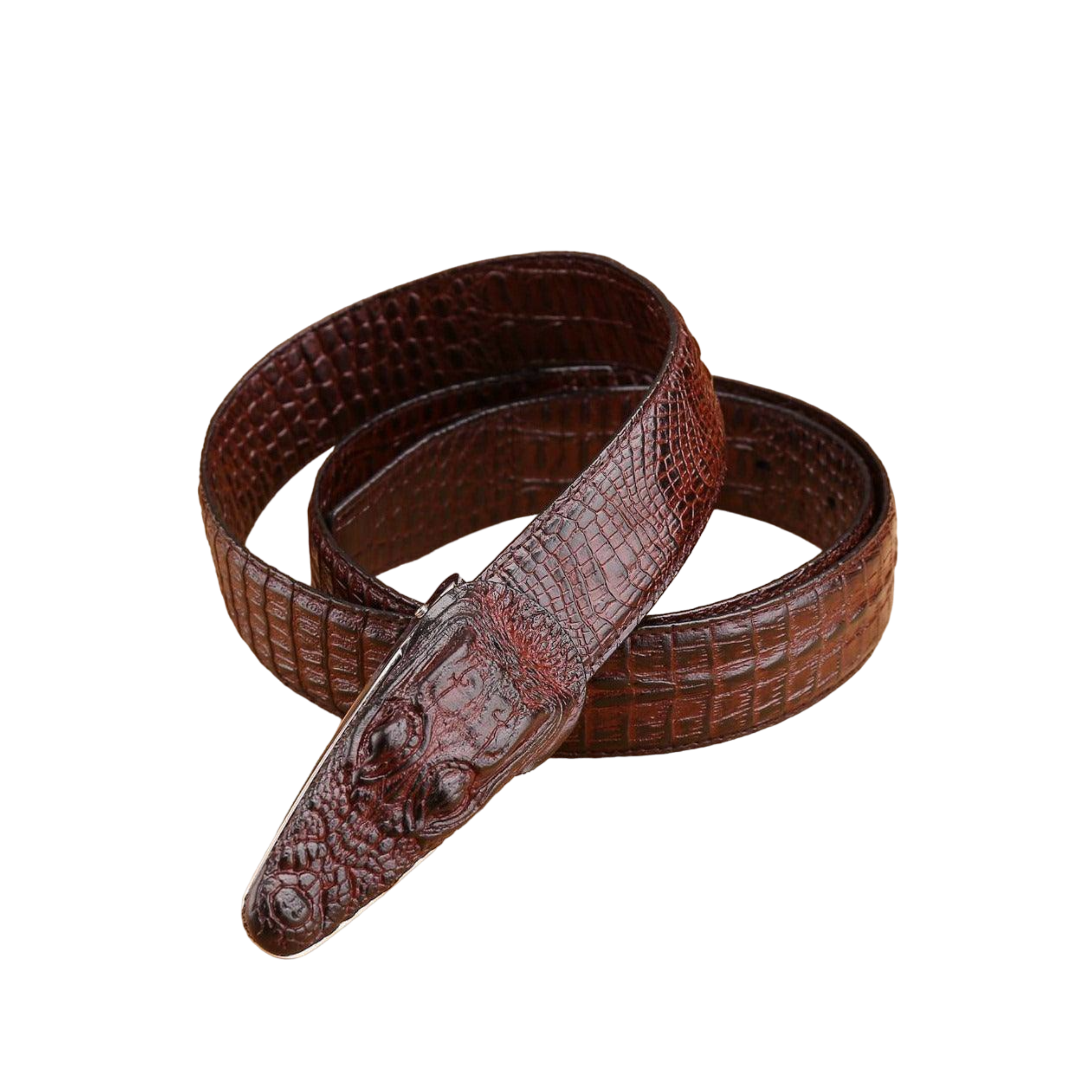 Crocodile Leather Suit Belt For Men, Enokur Model - Leather Purse Backpack