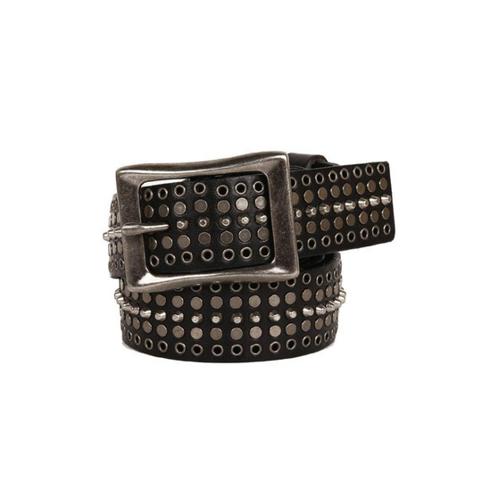 Studded Leather Belt For Women or Men, Ena Model